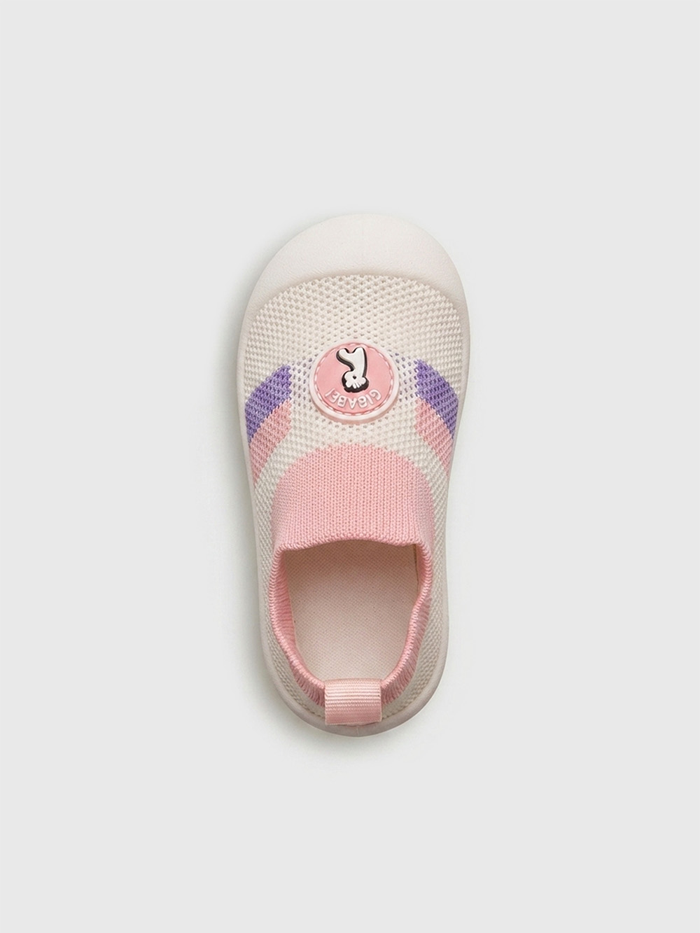 KiddoComfy Qibabei Mesh-Mallows Sock Shoes Pink - Q22